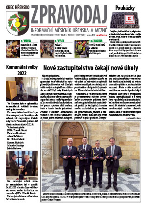 Zpravodaj Hřenska a Mezné 2022/09, 10, 11